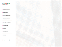 Tablet Screenshot of colourcodeprinting.com